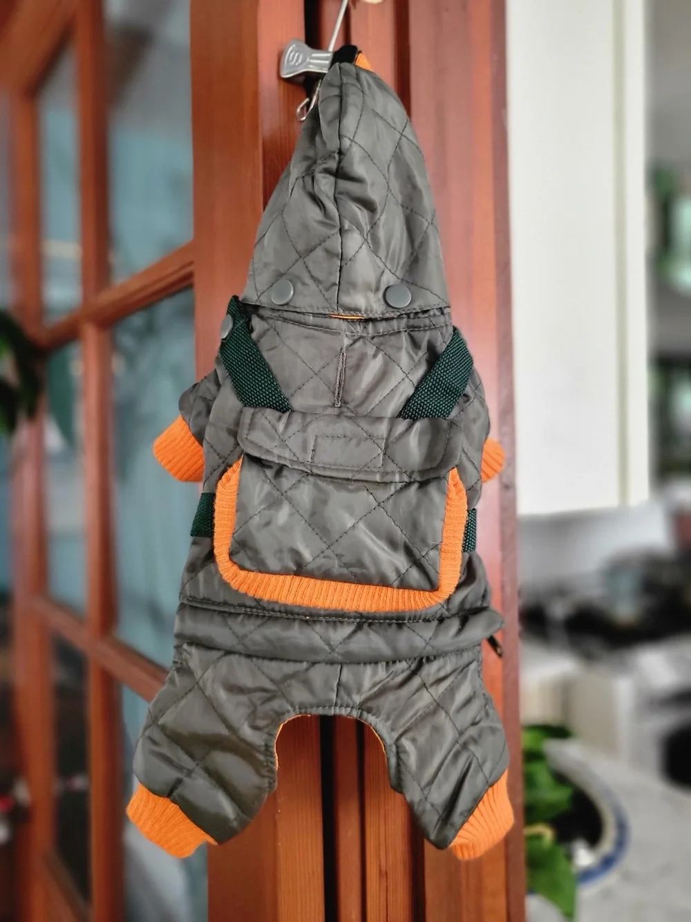 Zack & Zoey XS Dog Snowsuit Hooded Quilted NWOT